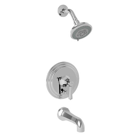 Newport Brass Tub and Shower Trim Set, Polished Chrome, Wall 3-1202BP/26